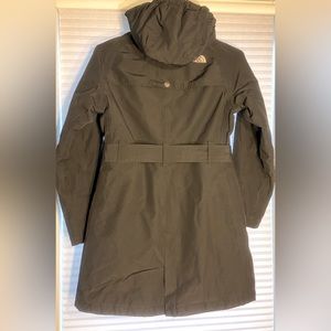 The North Face insulated rain jacket, black, XS